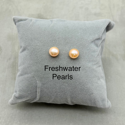 Online promo : Color Pearl stud earrings - 925 Sterling Silver