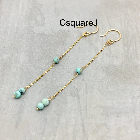 Turquoise earrings