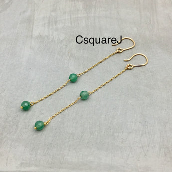 Aventurine earrings