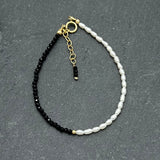 Minimalist pearls bracelet - Freshwater pearls & 14k gold-filled