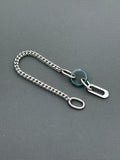 Handcrafted Statement Stainless steel bracelet - Jade bracelet, one piece only