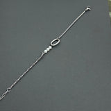 Stainless steel  bracelet - Freshwater Pearls - 3 pearls