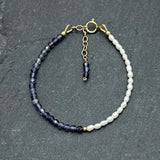 Minimalist pearls bracelet - Freshwater pearls & 14k gold-filled
