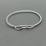 Handcrafted Statement Stainless steel bracelet, cube curb chain bracelet