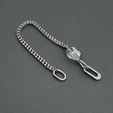 Statement Stainless steel bracelet - Clear Quartz