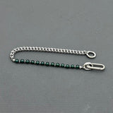 Statement Stainless steel bracelet - Jade