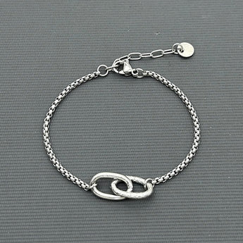Stainless steel bracelet - Interlock
