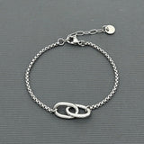 Stainless steel bracelet - Interlock