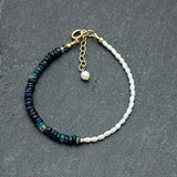 Minimalist pearls bracelet - Freshwater pearls & 14k gold-filled