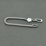 Statement Stainless steel bracelet - Flower Freshwater Pearl
