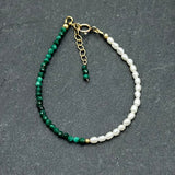 Minimalist pearls bracelet - Freshwater pearls & 14k gold-filled
