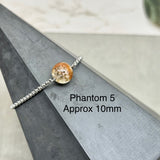 Stainless steel Bracelets - Phantom quartz aka Garden Quartz