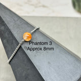 Stainless steel Bracelets - Phantom quartz aka Garden Quartz