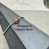 Stainless steel Bracelets - Phantom quartz aka Garden Quartz