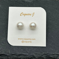 Freshwater Pearl stud earrings - 925 Sterling Silver