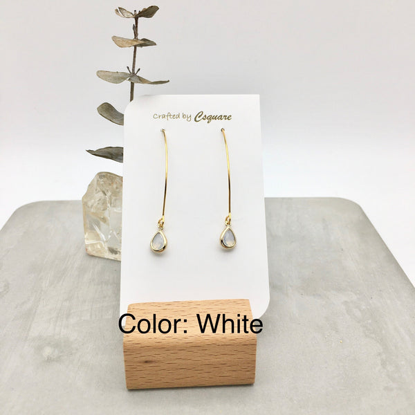 Dainty Gold Drop Short Earrings