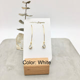Dainty Gold Drop Short Earrings