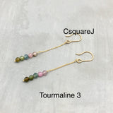 Tourmaline earrings