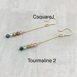 Tourmaline earrings