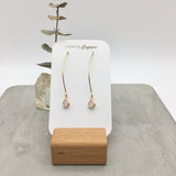 Dainty Gold Drop Short Earrings