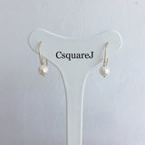 Japan cultured pearl earrings