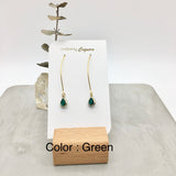 Dainty Gold Drop Short Earrings